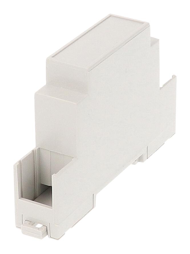 HAMMOND 1597DIN1MC53 Plastic Enclosure, DIN Rail, Polyphenylene Oxide (PPO), 90 mm, 18 mm, 58 mm