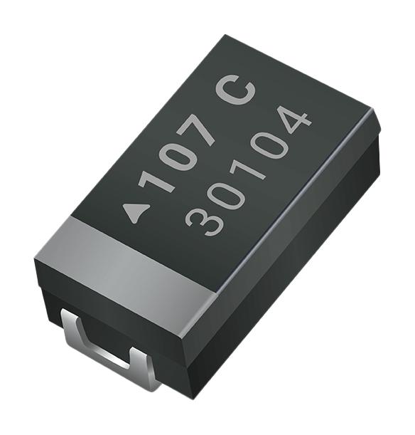 KYOCERA AVX F931A107MCCAJ6 Surface Mount Tantalum Capacitor, 100 &micro;F, 10 V, 2312 [6032 Metric], &plusmn; 20%, 0.7 ohm, C