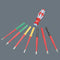 WERA K K VDE 3060 I 1,2X6,5X157 MM TIE SB Interchange Screwdriver, VDE, Slotted, Stainless Steel, 1.2 mm x 6.5 mm x 157 mm