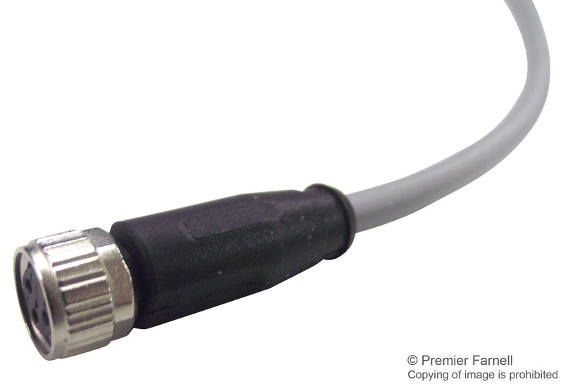 HARTING 21 34 810 0388 010 Sensor Cable, M8 Receptacle, Free End, 3 Positions, 1 m, 3.28 ft