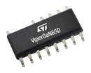 STMICROELECTRONICS VIPERGAN65DTR QR Flyback Controller, Isolated, 9V to 23V, 700V/600mA Switching, 65W, -40&deg;C to 150&deg;C, NSOIC-EP-14