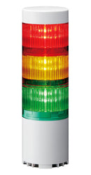 PATLITE LR6-3USBW-RYG SIGNAL TOWER, AMBER/GREEN/RED, 80DB/5VDC