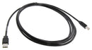 AMP - TE Connectivity 1487597-1 1487597-1 USB Cable Type A Plug to B 3 m 9.8 ft 2.0 Black