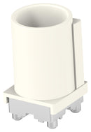 TE CONNECTIVITY 2474495-2 RF / Coaxial Connector, Signal&nbsp;White, Code B, 1P, FAKRA Coaxial, Straight Plug, Solder, 50 ohm