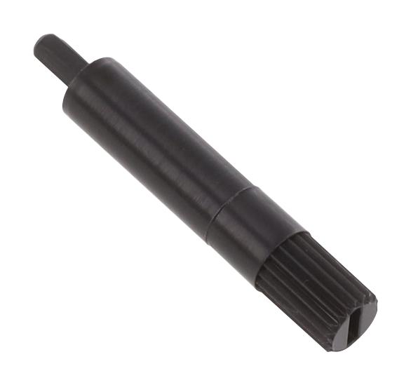 AMPHENOL PIHER SENSORS AND CONTROLS JPEPL5119NE Shaft, 4.9 mm D x 25.2 mm L, Black, PT10 Series Potentiometer