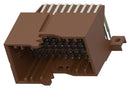 ERNI - TE CONNECTIVITY 1-2236715-1 CONN, HDR, 36POS, 4ROW, 4MM