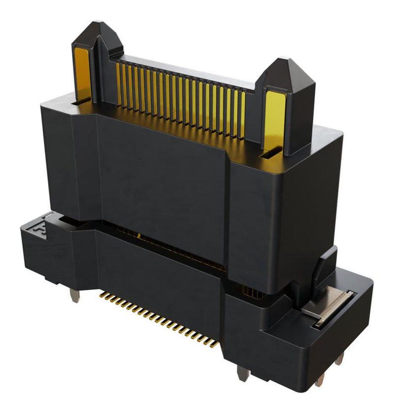 HARWIN F11-20104042R Mezzanine Connector, 4 Pwr Contact, Plug, 0.5 mm, 2 Rows, 44 Contacts