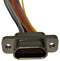 MULTICOMP PRO MP013359 Micro D Cable Assembly, 26AWG, Micro-D Receptacle to Free End, 15 Ways, 36 ", 915 mm, MP Micro-D