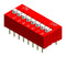 MULTICOMP PRO MPNDS-01 DIP / SIP Switch, 1 Circuits, Raised Slide, Through Hole, SPST-NO, 24 V, 25 mA