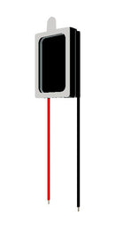 PUI AUDIO AS01508MO-SP11-LW25-R Speaker, 600 Hz to 20 kHz, 8 ohm, 1 W, 89 dB, Rectangular, SMD