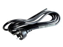 MULTICOMP PRO GW-151851 Mains Power Cord, Mains Plug, Denmark to Free End, 2 m, 10 A, 250 V, Black