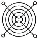 MULTICOMP MC32794 Fan Finger Guard, Grille, Steel - Wire Form, 80mm Axial Fans, 71.5 mm, Black