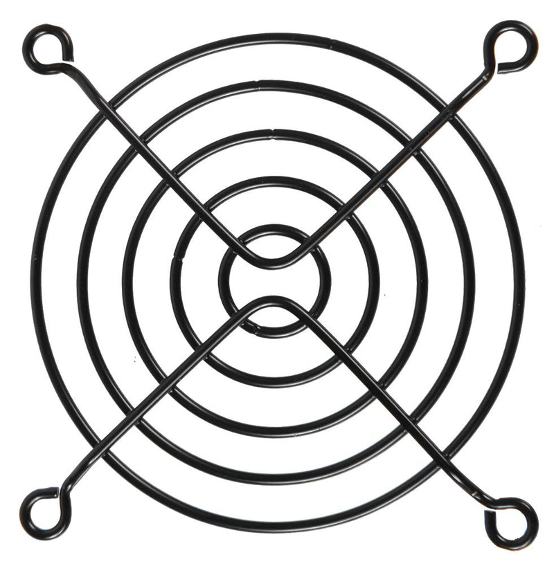 MULTICOMP MC32794 Fan Finger Guard, Grille, Steel - Wire Form, 80mm Axial Fans, 71.5 mm, Black