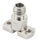 HUBER+SUHNER 82"PC1-S50-0-200/199"NE RF / Coaxial Connector, 1.0mm Coaxial, Straight Flanged Jack, Solder, 50 ohm, Beryllium Copper