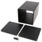 HAMMOND 1455NS1602BK Metal Enclosure, w/Plastic End Panel, Small, Aluminium, 103 mm, 103 mm, 160 mm