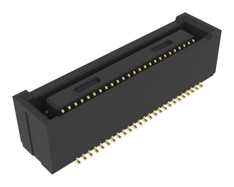 AMPHENOL COMMUNICATIONS SOLUTIONS 10164227-0505A1RLF Mezzanine Connector, 3.5mm Stack Height, Receptacle, 0.4 mm, 2 Rows, 50 Contacts