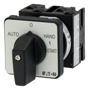 EATON MOELLER T0-2-15907/E Rotary Switch, Changeover, 4 Position, 2 Pole, 45 &deg;, 20 A, 690 V, T0 Series