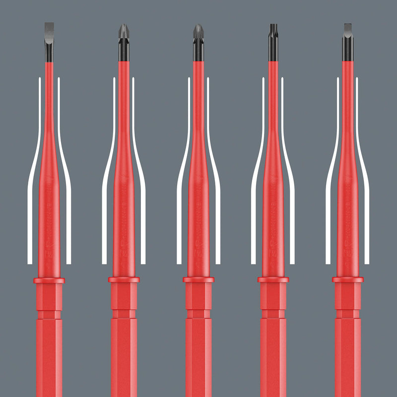 WERA K K VDE 65 IS PZ 1 X 157 MM TIE Interchangeable Blade, VDE, Pozidriv, PZ 1 x 157 mm