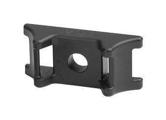 HELLERMANNTYTON 151-03955 Cable Tie Mount, Rivet, Screw, 8.3 mm, Black, Nylon 6 (Polyamide 6), Glass Fibre Reinforced 4031026697864
