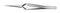 IDEAL-TEK 3X.SA Tweezer, General Purpose, Straight, Pointed, Stainless Steel, 120 mm 7640144712228