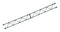 STELLAR LABS 555-13806 Effects Lighting Truss, 10ft, 5 Sections, Aluminium