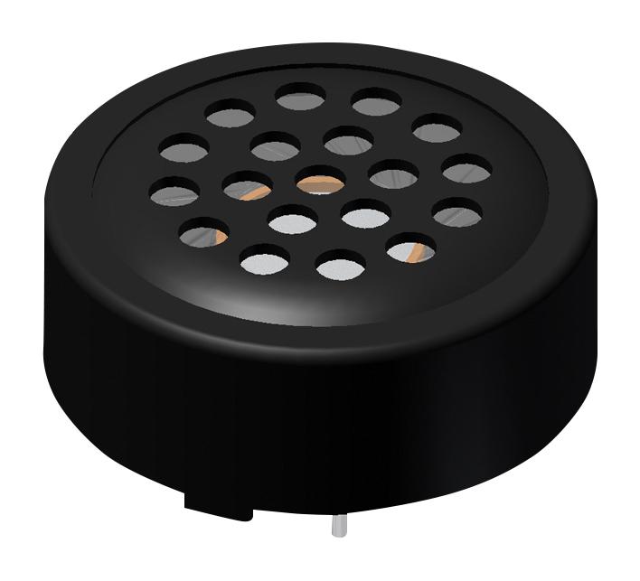 PUI AUDIO AST-03008MR-R Transducer, 500 Hz to 20 kHz, 8 ohm, 200 mW, 72 dBA, Round, Through Hole