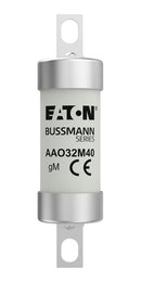 EATON BUSSMANN AAO32M40 Fuse, High Rupturing Capacity (HRC), AAO Series, 32 A, Bolted Tag, 500 V