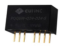 CUI PQQ6W-Q24-D9-S PQQ6W-Q24-D9-S Isolated Through Hole DC/DC Converter ITE 4:1 6 W 2 Output 9 V 333 mA