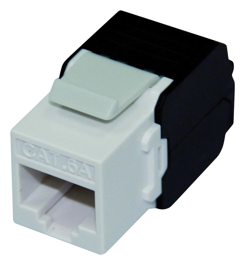 ROLINE 26.11.0337 Modular Connector, RJ45 Jack, 1 x 1 (Port), 8P8C, Cat6a, Cable Mount