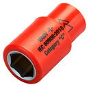 INSULATED TOOLS LTD 07218 Impact Socket, 1/4" Drive, 13 mm AF, 41 mm Length