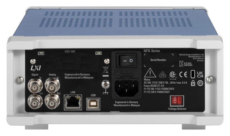 ROHDE & SCHWARZ NPA701 COMPLIANCE TESTER, 2CH, 100KHZ, 100-230V