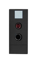 OMEGA JP-J-F Thermocouple Connector, Panel, 1 Row, Type J, 16 mm, ANSI, JP Series