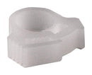 HELLERMANNTYTON 190-00022 Fastener, Snapper Hose, 6.5 mm, POM (Polyoxymethylene), White, 11.73 mm 4031026421643
