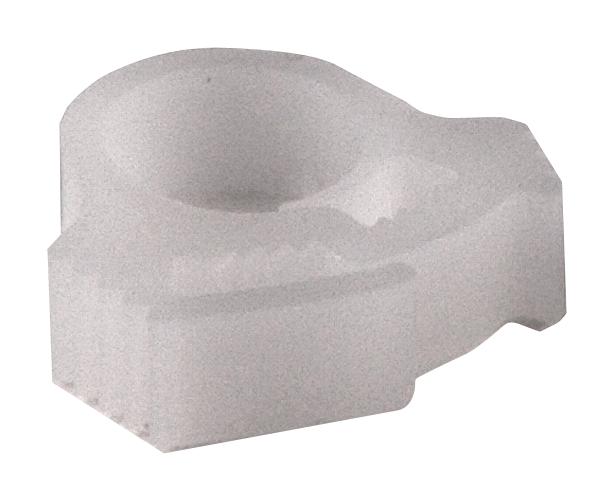 HELLERMANNTYTON 190-00022 Fastener, Snapper Hose, 6.5 mm, POM (Polyoxymethylene), White, 11.73 mm 4031026421643