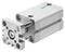 FESTO 554227 Compact Air Cylinder, Yoke Piston Rod, Double Acting, 20 mm, M5, 1.5 bar to 10 bar, 50 mm ADNGF-20-50-P-A compact cylinder