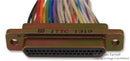ITT CANNON MDM-37PH003B CABLE ASSY, MICRO D PLUG-FREE END, 18"