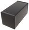 HAMMOND 1455NS2201BK Metal Enclosure, w/Metal End Panel, Small, Aluminium, 103 mm, 103 mm, 220 mm