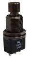 MULTICOMP PRO MP-PB10-AAA1QE-4 Pushbutton Switch, 11.9 mm, SPDT, On-On, Round Plunger, Black