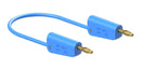 Staubli 64.1037-10023 64.1037-10023 Banana Test Lead 30 VAC 4mm Stackable Plug 39.37 " 1 m Blue