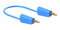 Staubli 64.1033-20023 64.1033-20023 Banana Test Lead 30 VAC 4mm Stackable Plug 78.74 " 2 m Blue