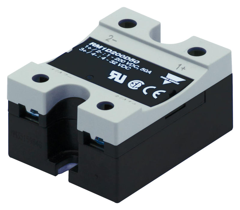 CARLO GAVAZZI RM1D060D100 Solid State Relay, SPST-NO, 100 A, 60 VDC, Panel Mount, Screw, DC Switch