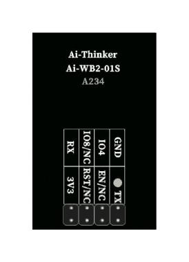 RF SOLUTIONS AI-WB2-01S Wireless LAN Module, 2.4835GHz, ADC/GPIO/PWM/UART, Internet of Things