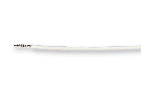 RAYCHEM - TE CONNECTIVITY 55A0111-20-9 Wire, Stranded, Hook Up, Spec55, ETFE, White, 20 AWG, 0.5 mm&sup2;, 328 ft, 100 m 216005-007