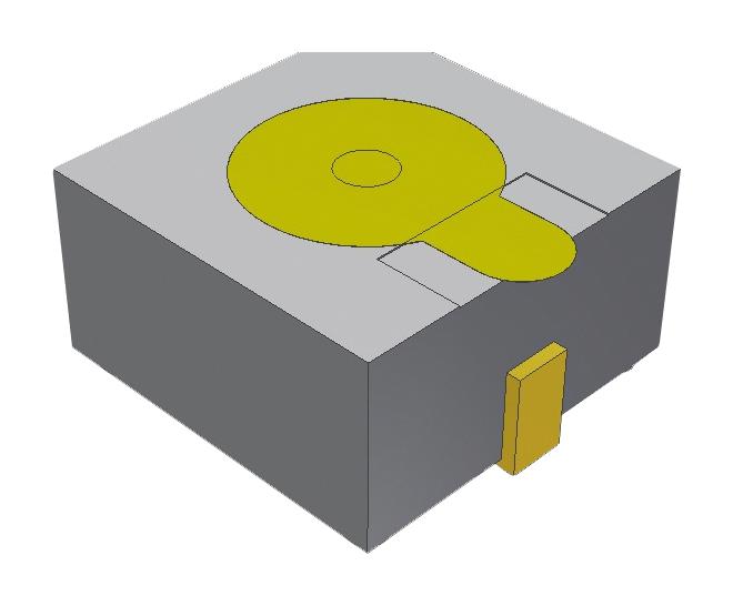 PUI AUDIO SMI-1324-TW-5V-3-R Transducer, Audio Indicator, 2.4kHz, 3 VDC to 8 VDC, Continuous, 88 dBA, 30mA, SMD