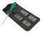 WERA 05051061001 Screwdriver Set, Bit holding/Phillips/Pozidrive/Torx/Hex/Slotted Bits/Fastener Strip, 15 Pieces
