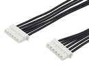 MOLEX 226207-1062 Cable Assembly, Mini-SPOX Receptacle to Mini-SPOX Receptacle, 6 Ways, 2.5 mm, 1 Row, 150 mm