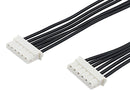 MOLEX 226207-1064 Cable Assembly, Mini-SPOX Receptacle to Mini-SPOX Receptacle, 6 Ways, 2.5 mm, 1 Row, 600 mm