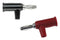 POMONA 1825-02 Banana Test Connector, Do-It-Yourself, Plug, Cable Mount, 15 A, 60 V, Nickel Plated Contacts