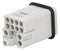 Multicomp PRO MP009623 MP009623 Heavy Duty Connector MP-HQ Inserts Insert 12+PE Contacts 3A Plug