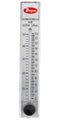 DWYER RMB-52D-SSV Air Flowmeter, SS Valve, 2 to 23 l/min, 100 psi, 3 % Accuracy, 1/4" FNPT, RATE-MASTER RMB Series